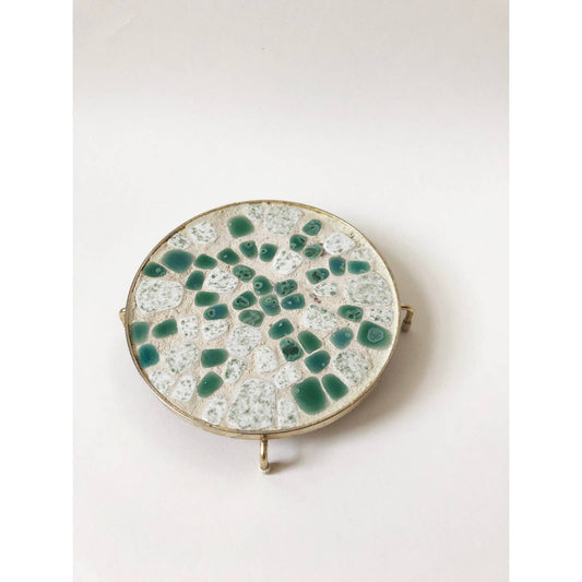Vintage Stone Pot Holder Stand