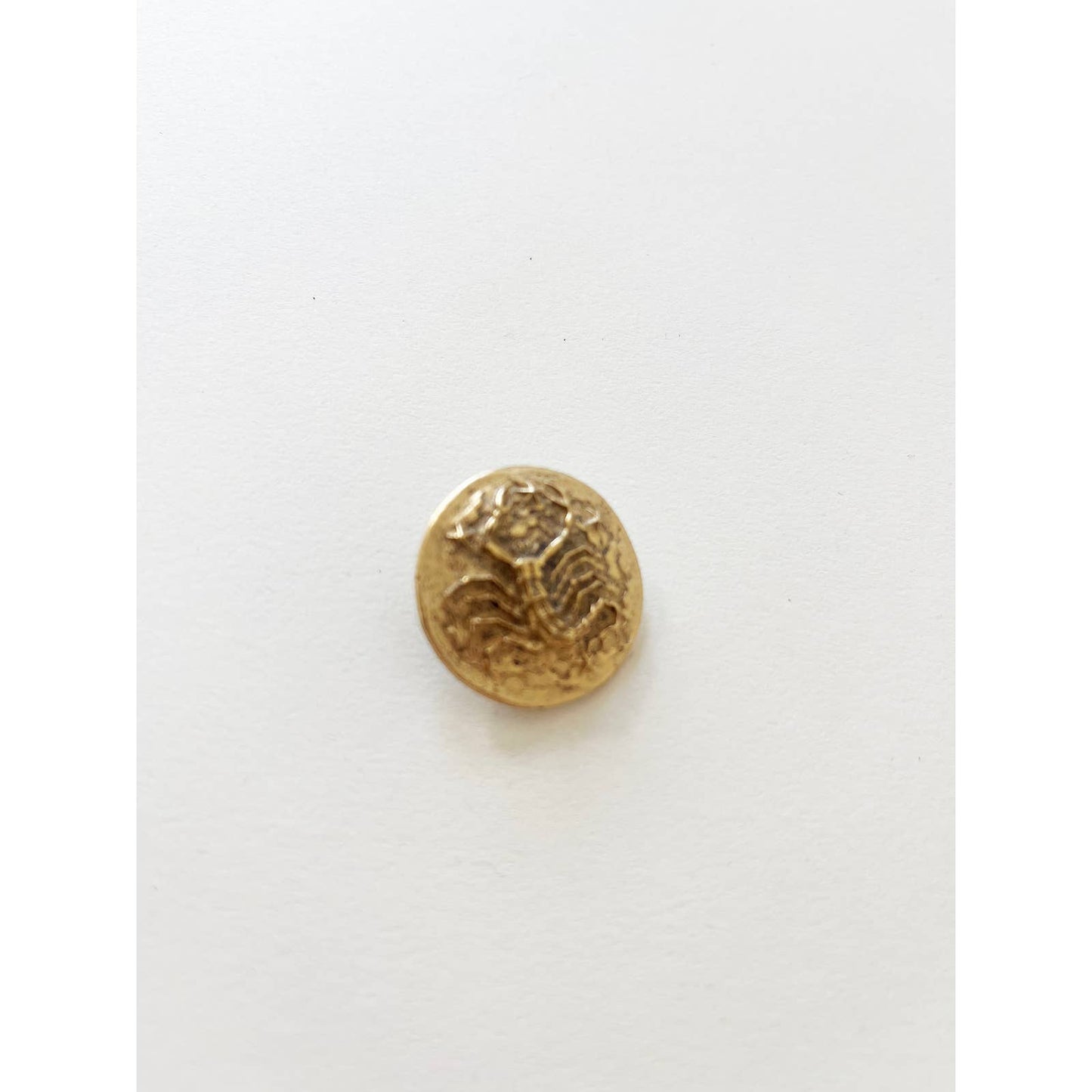 Scorpio Brass Brooch - Les Bernard Inc