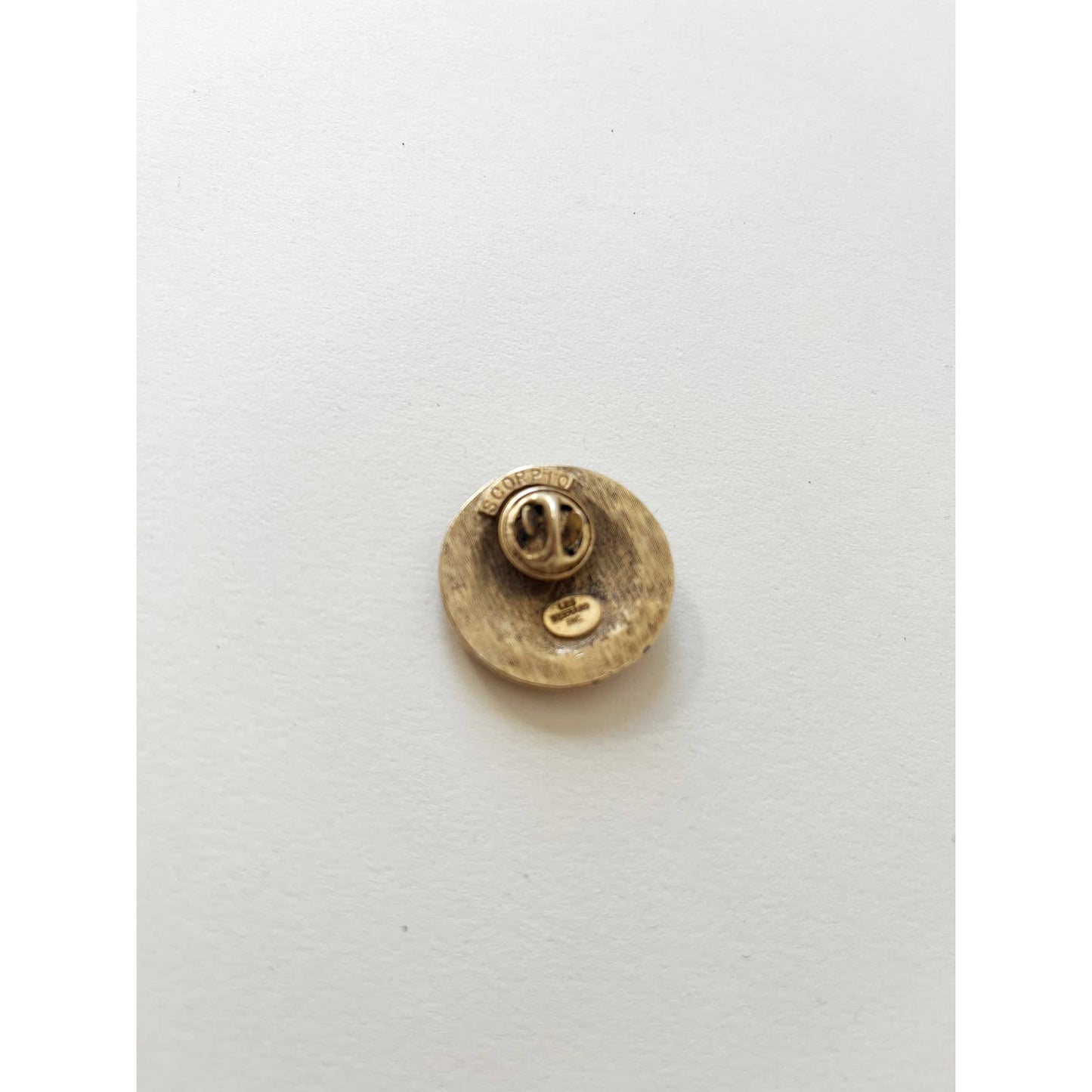 Scorpio Brass Brooch - Les Bernard Inc