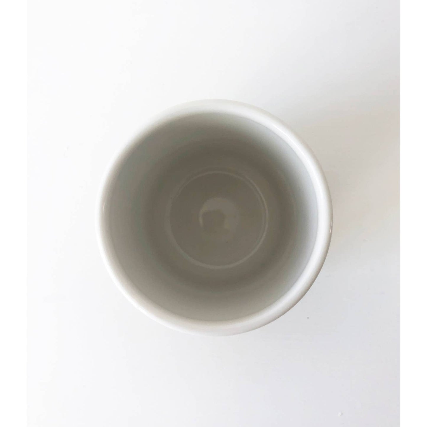 Modernist 80s Floral Ceramic Tooth Brush Holder