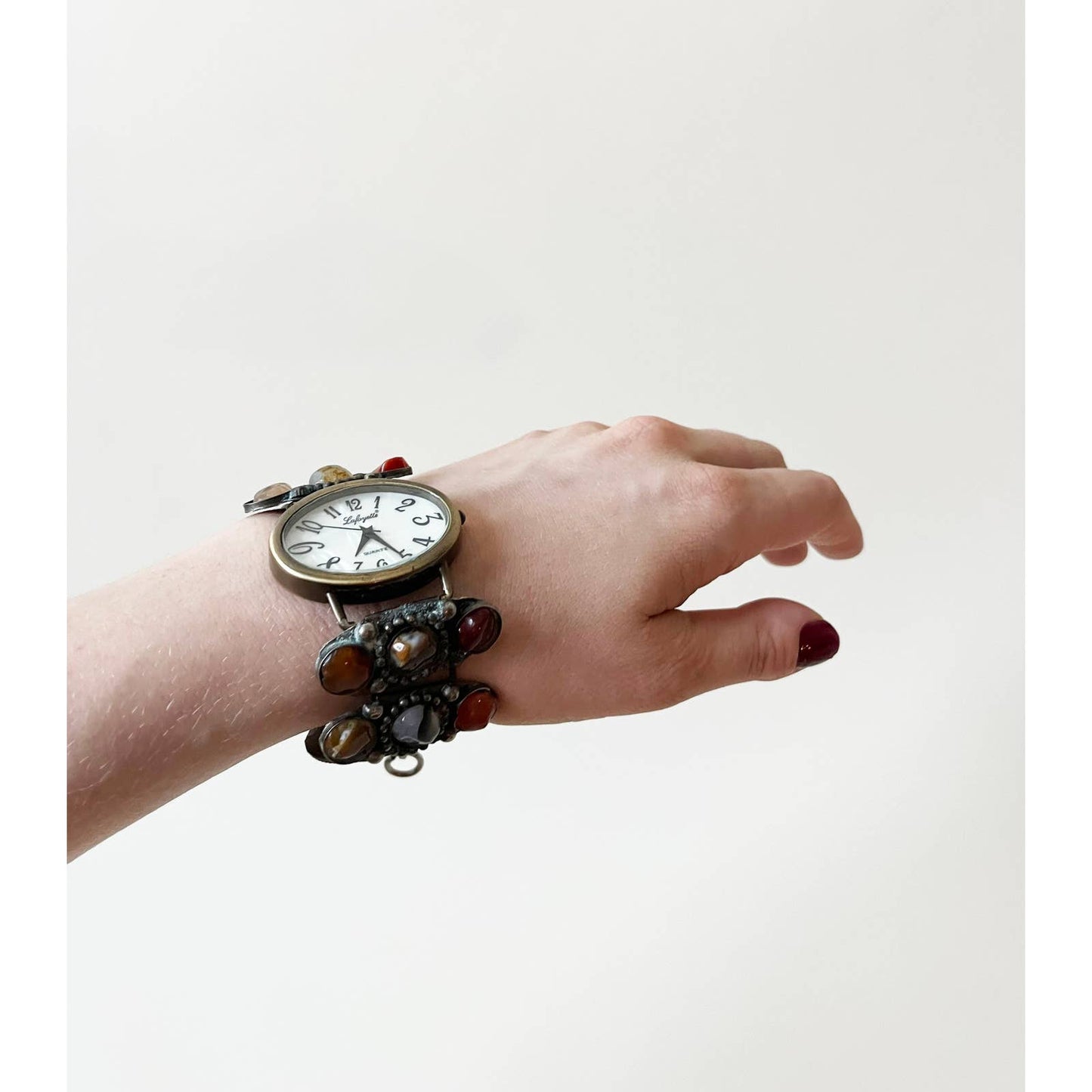 Vintage Y2K Boho Stone Watch