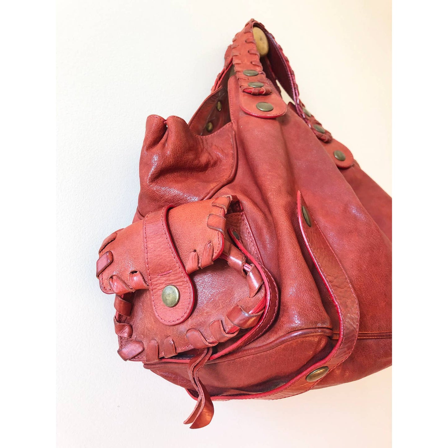 Chloé Silverado Burnt Orange Iconic Leather Shoulder Bag