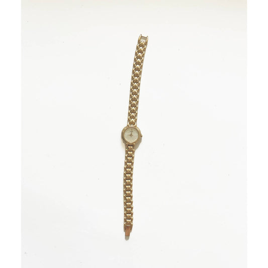 Vintage Gold Chain Link Watch