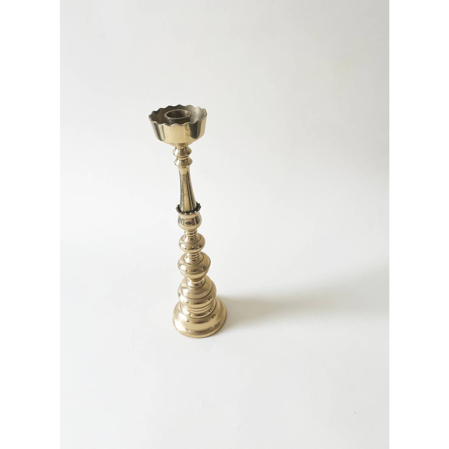 Vintage X Large Bass Candlestick Holder