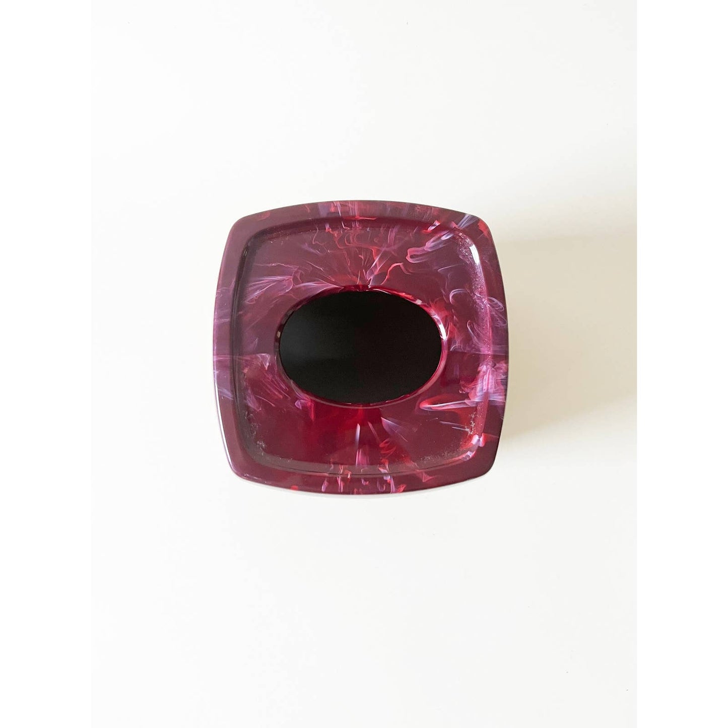 Vintage Marbleized Maroon Tissue Paper Cover