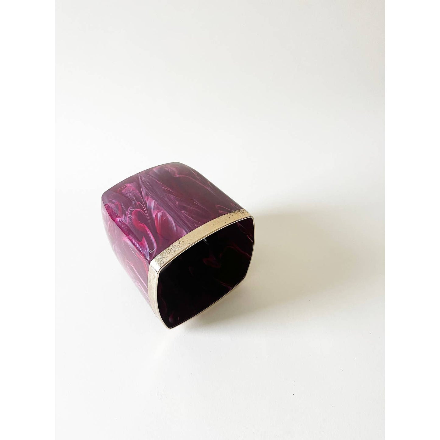 Vintage Marbleized Maroon Tissue Paper Cover