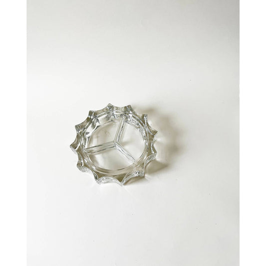 Vintage Glass Decorative Catch All Divider