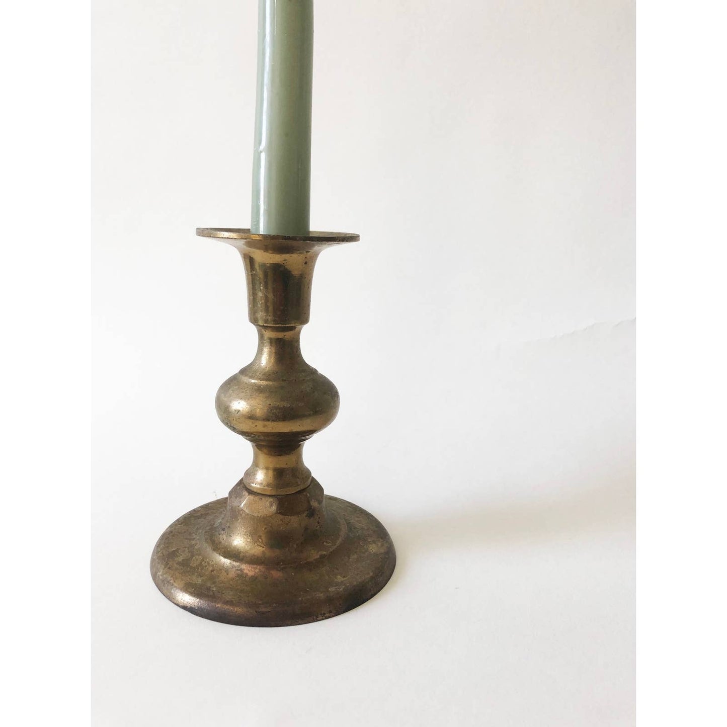 Vintage Brass Large Candlestick