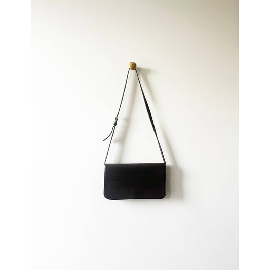 Vintage Dark Brown Coach Crossbody Purse