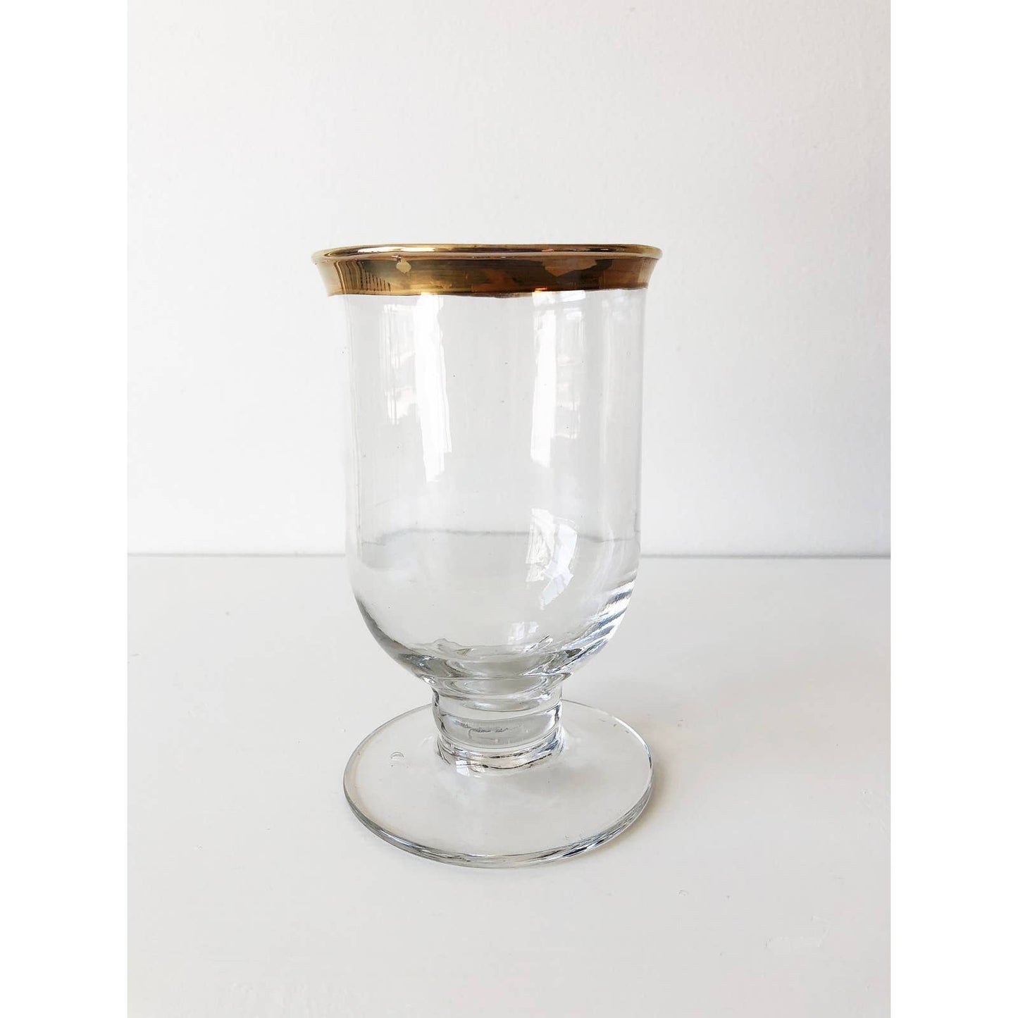 Vintage Glass Goblet Cup