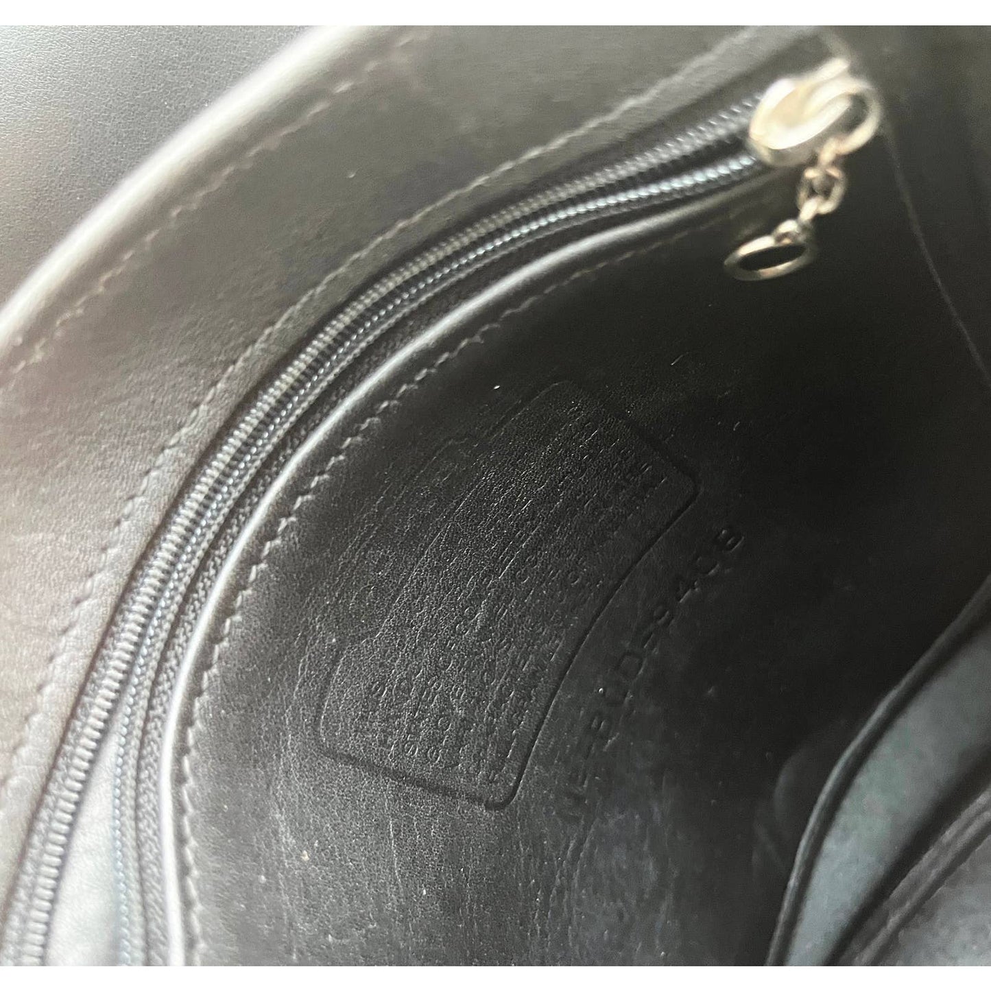Vintage Coach Black 90s Leather Purse