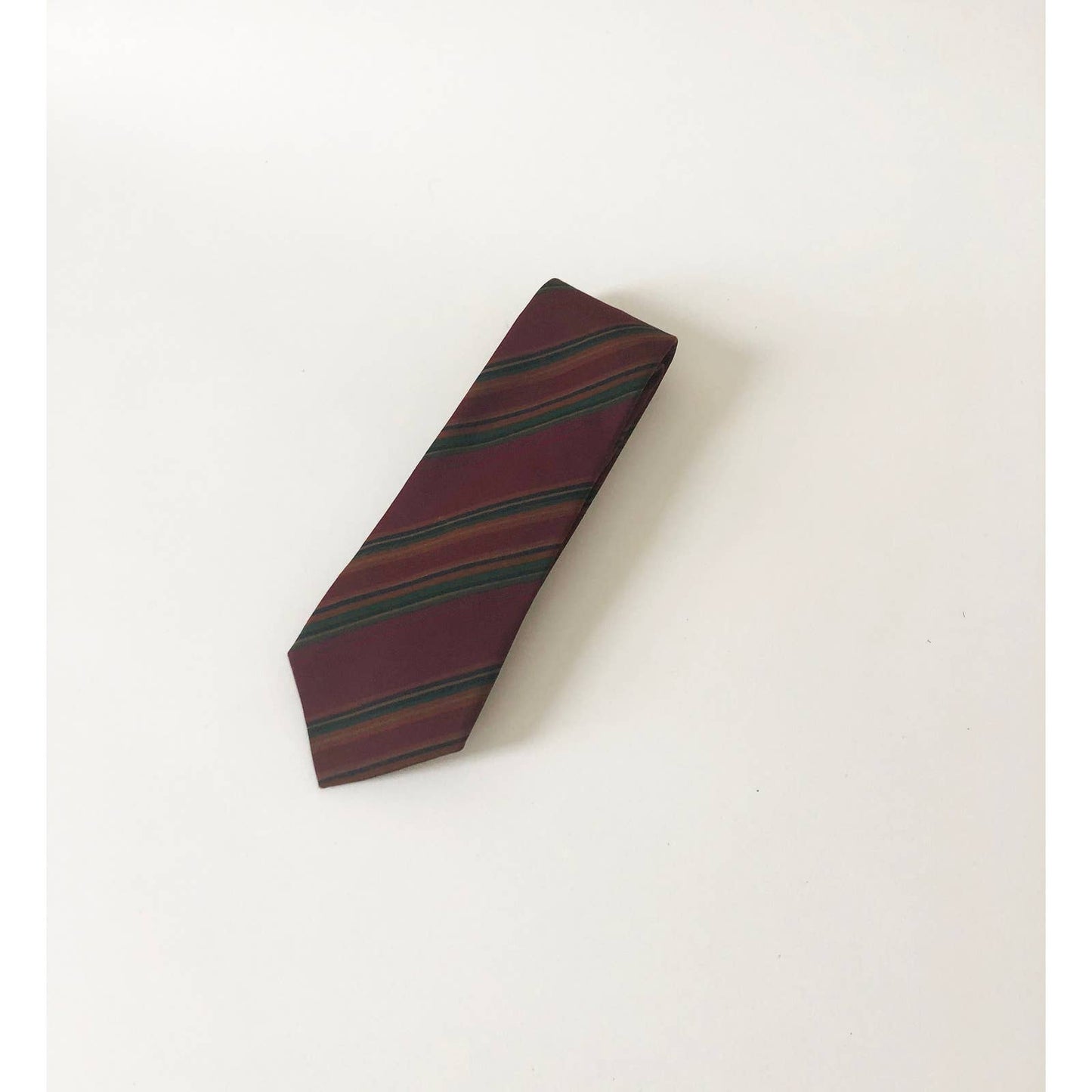 Vintage Silk Balenciaga Striped Tie