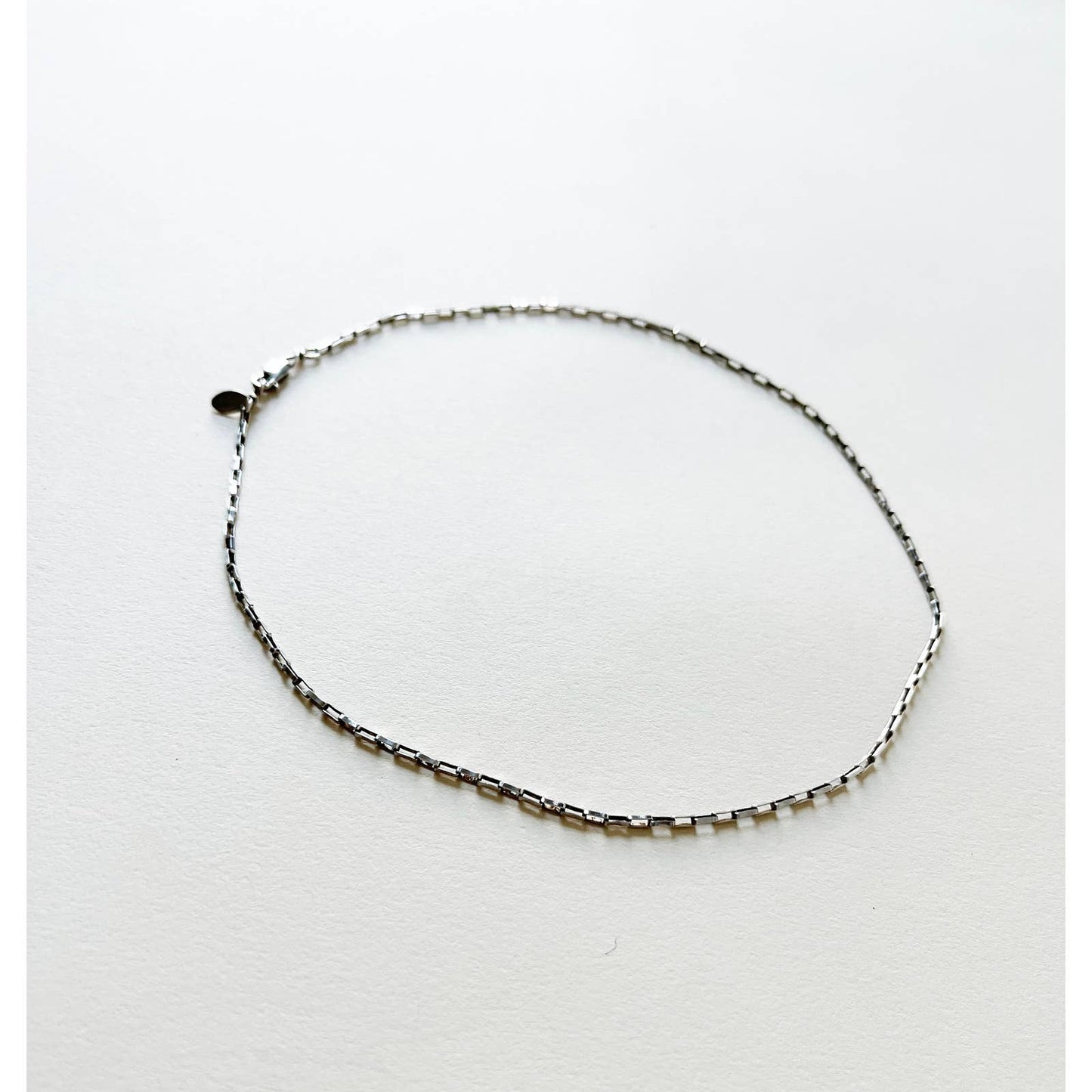 Vintage Chain Link Necklace 925 Sterling