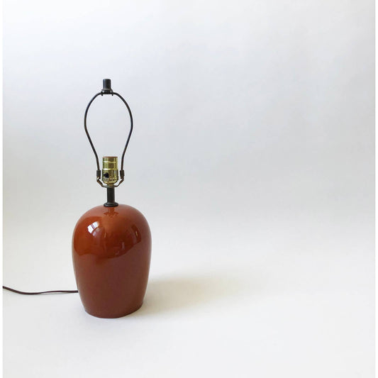 Vintage Orange Ceramic Table Lamp