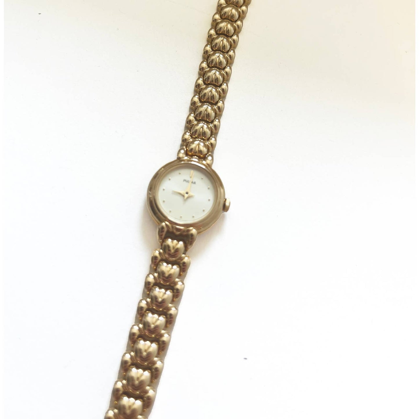 Vintage Gold Chain Link Watch