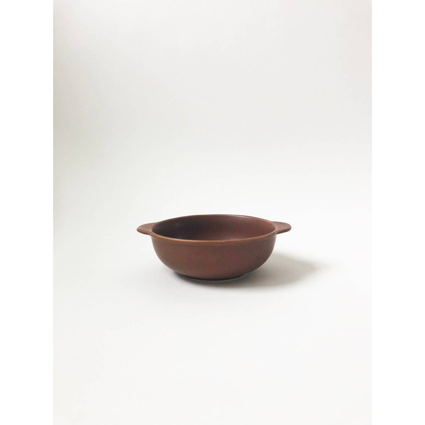 Deep Orange Stoneware Small Speckled Bowl