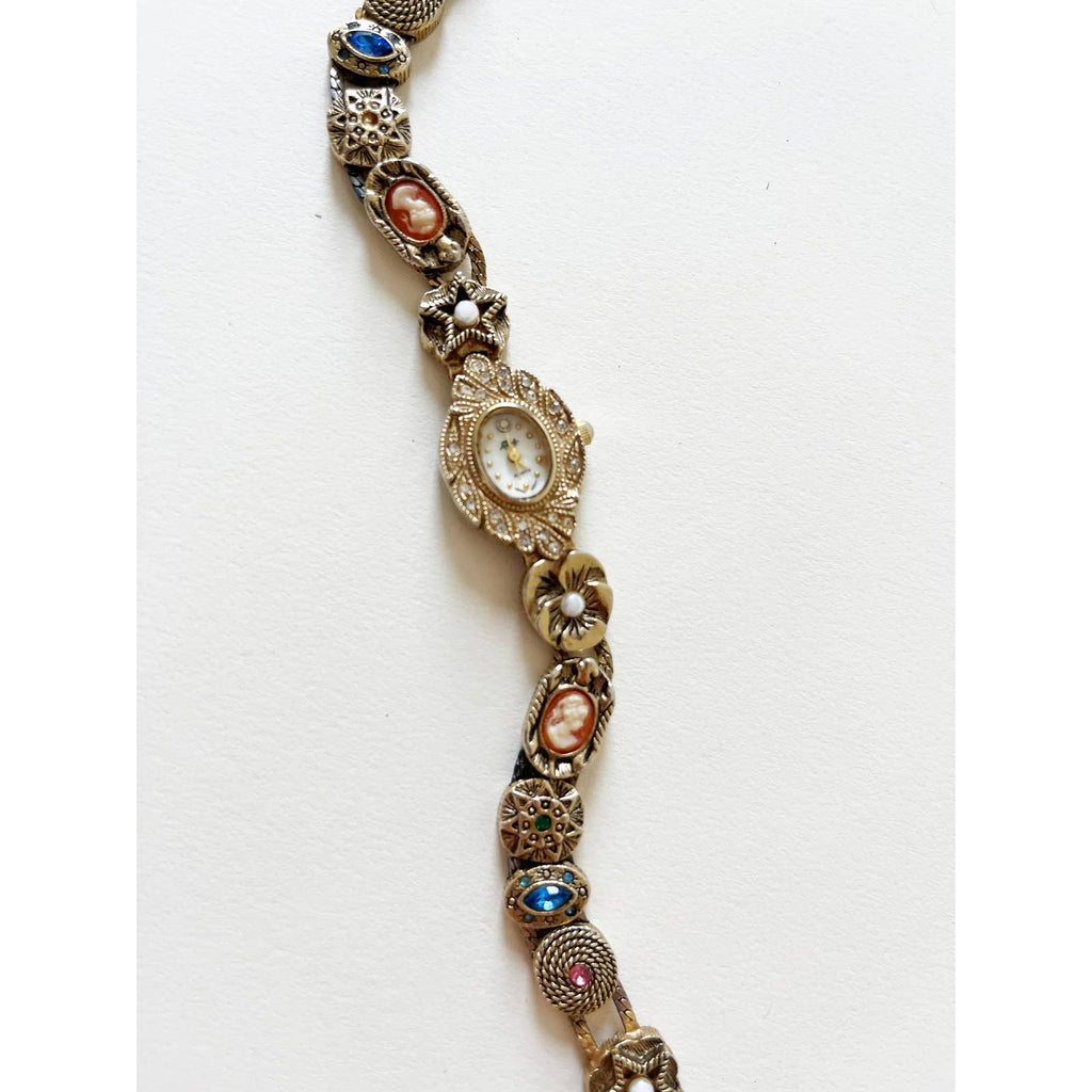 Vintage Rare Gold Charm Watch