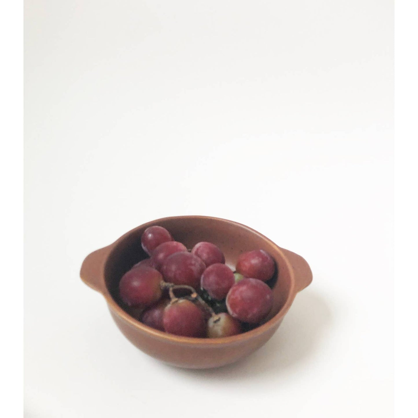 Deep Orange Stoneware Small Speckled Bowl