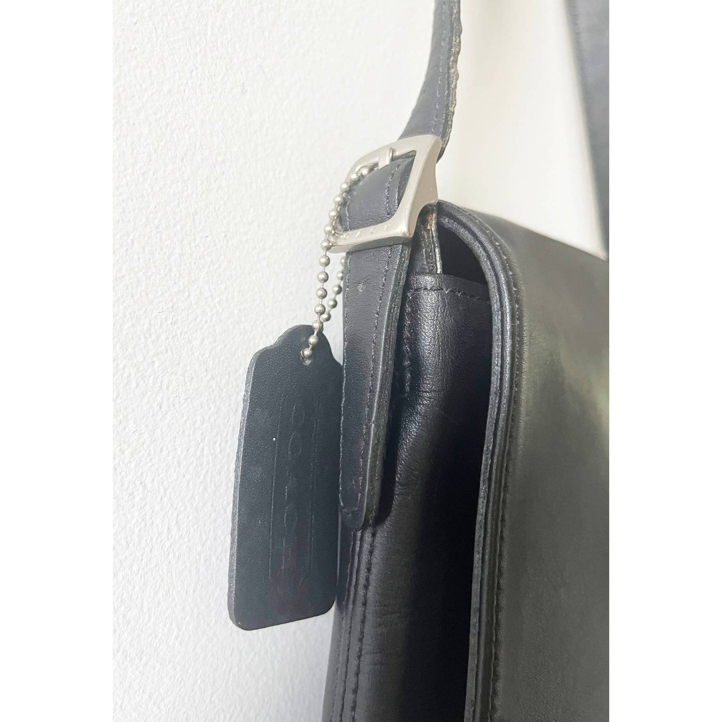 Vintage Coach Black 90s Leather Purse