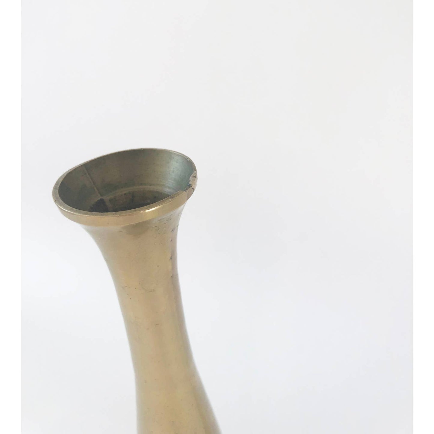 Vintage Tall Brass Vase