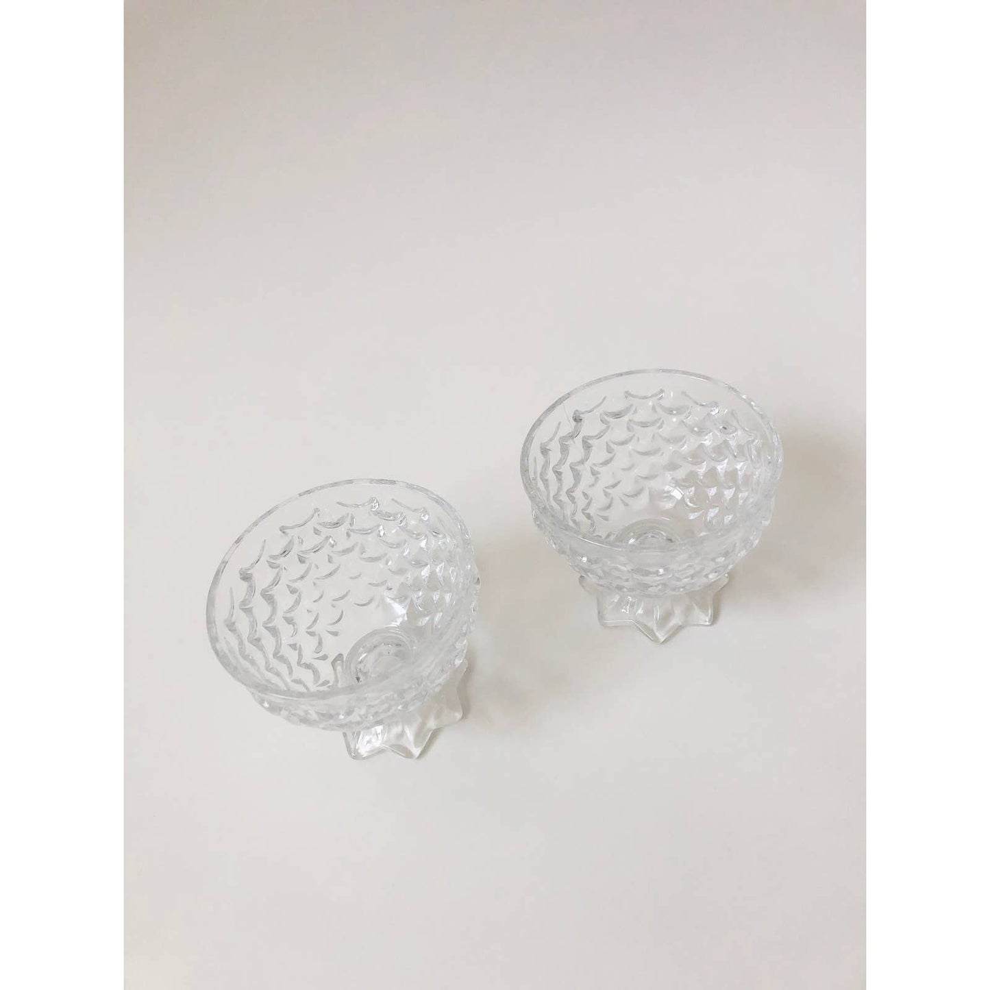 Vintage Glass Pineapple Cup