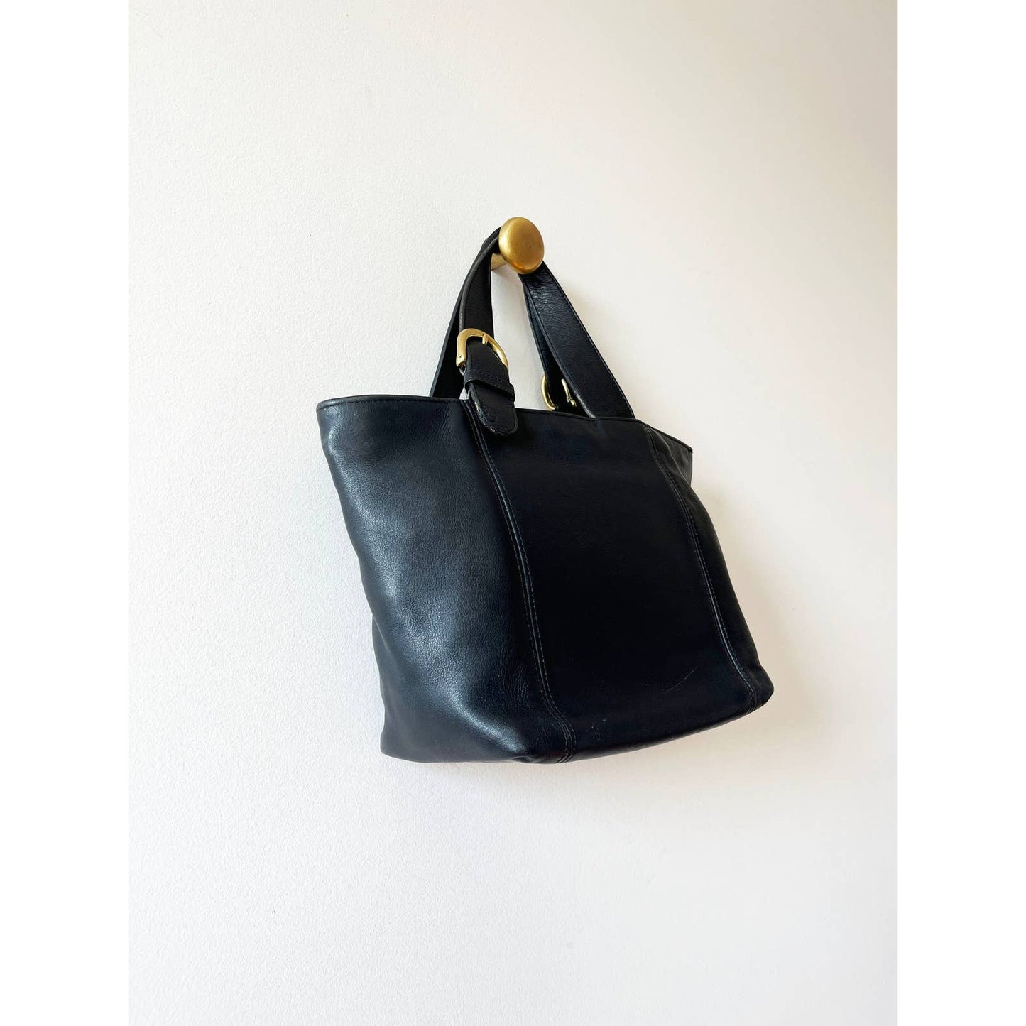 Vintage Classic Black Coach Handbag