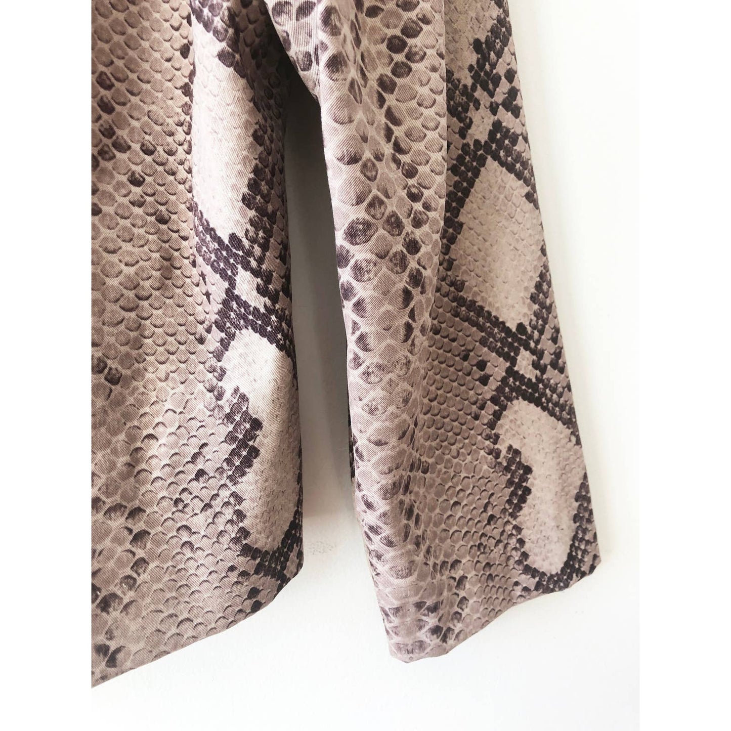 Vintage Snake Print Zipper Jacket Vintage 1990s