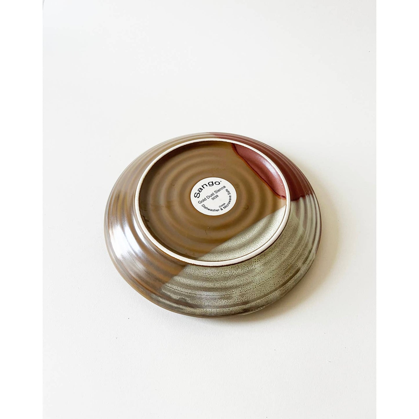 Vintage Stoneware Plates Earthward by SANGO