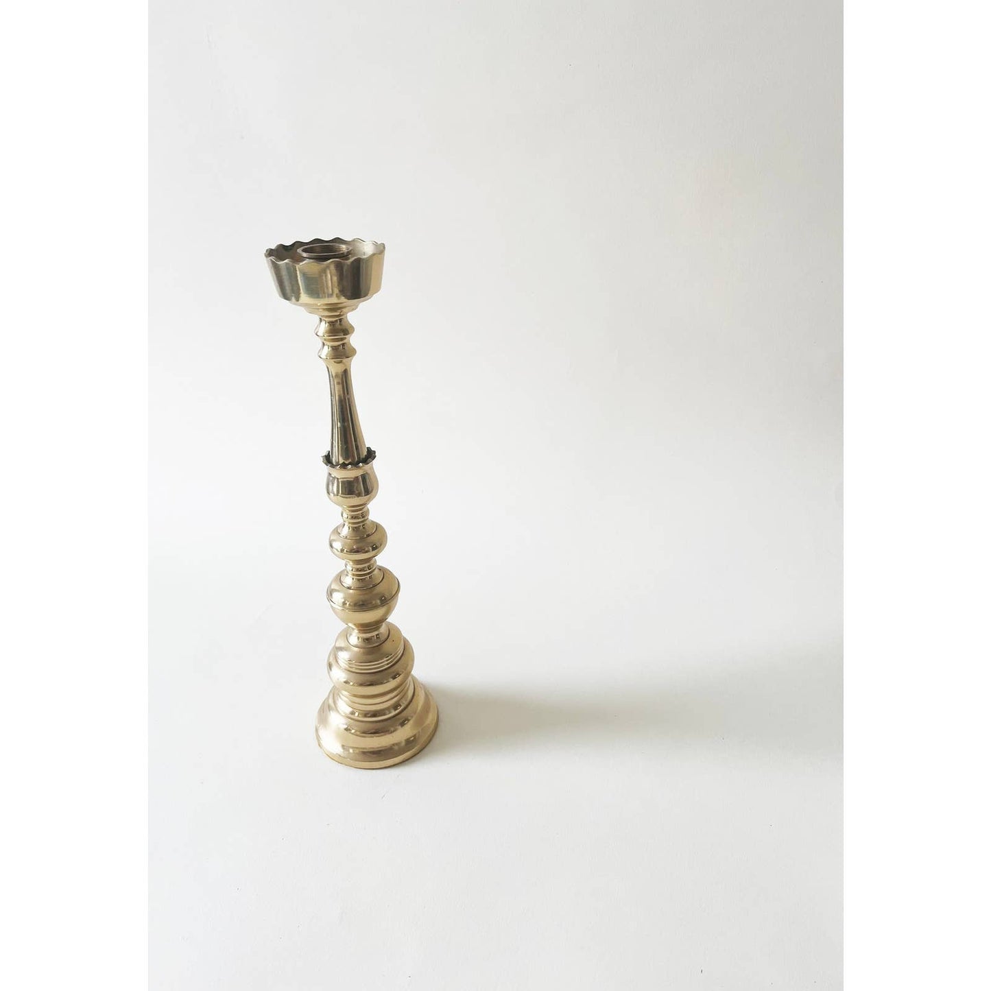 Vintage X Large Bass Candlestick Holder
