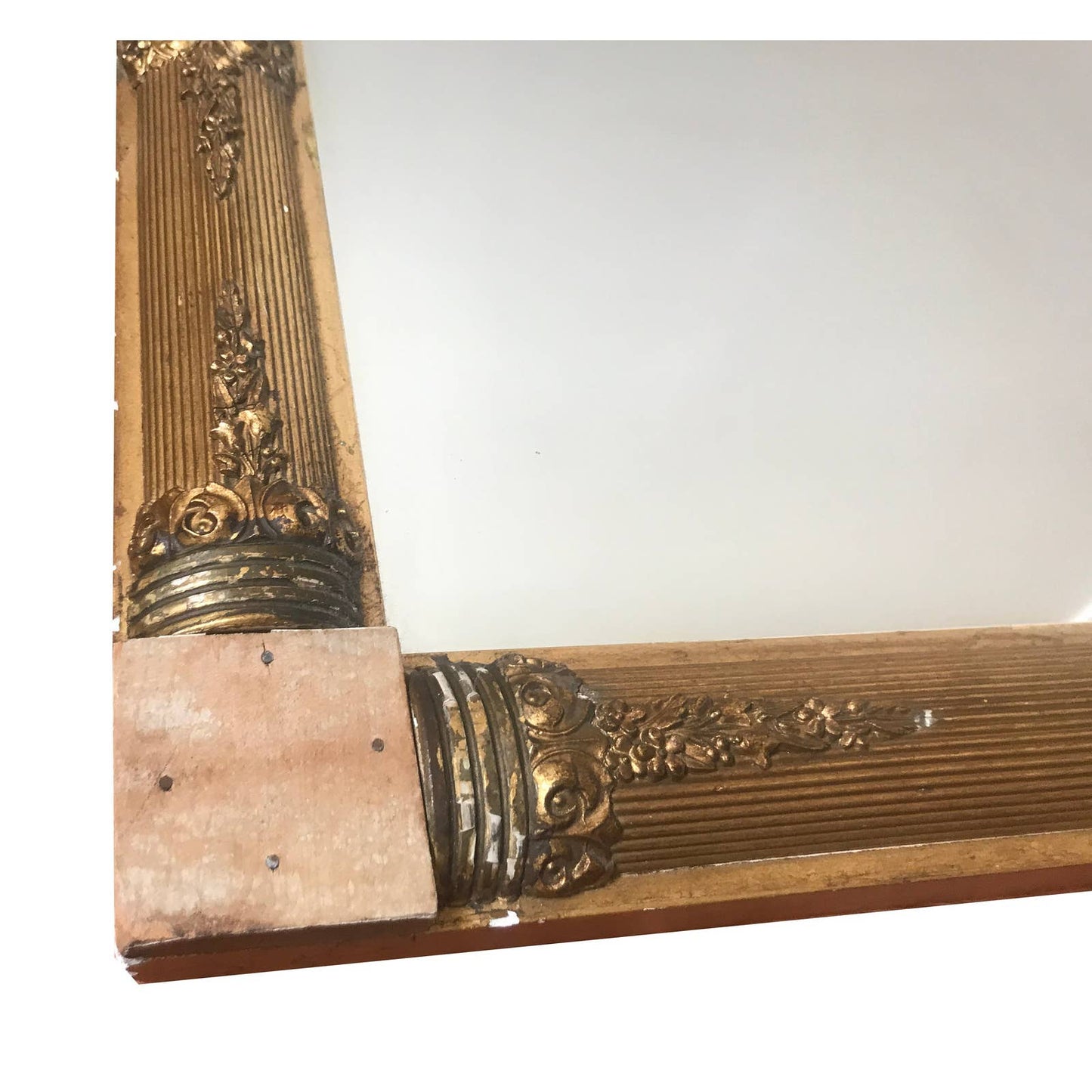 19th Century Rectangular Mirror - Antique
