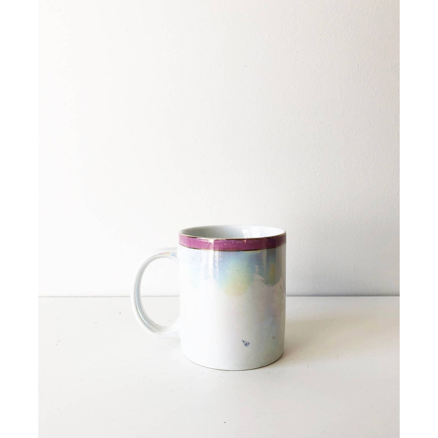 Cute Vintage Florida Mug | Iridescent Pink 80s Style Cup