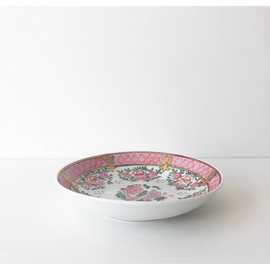 Vintage Floral Pink Decorative Ring Dish