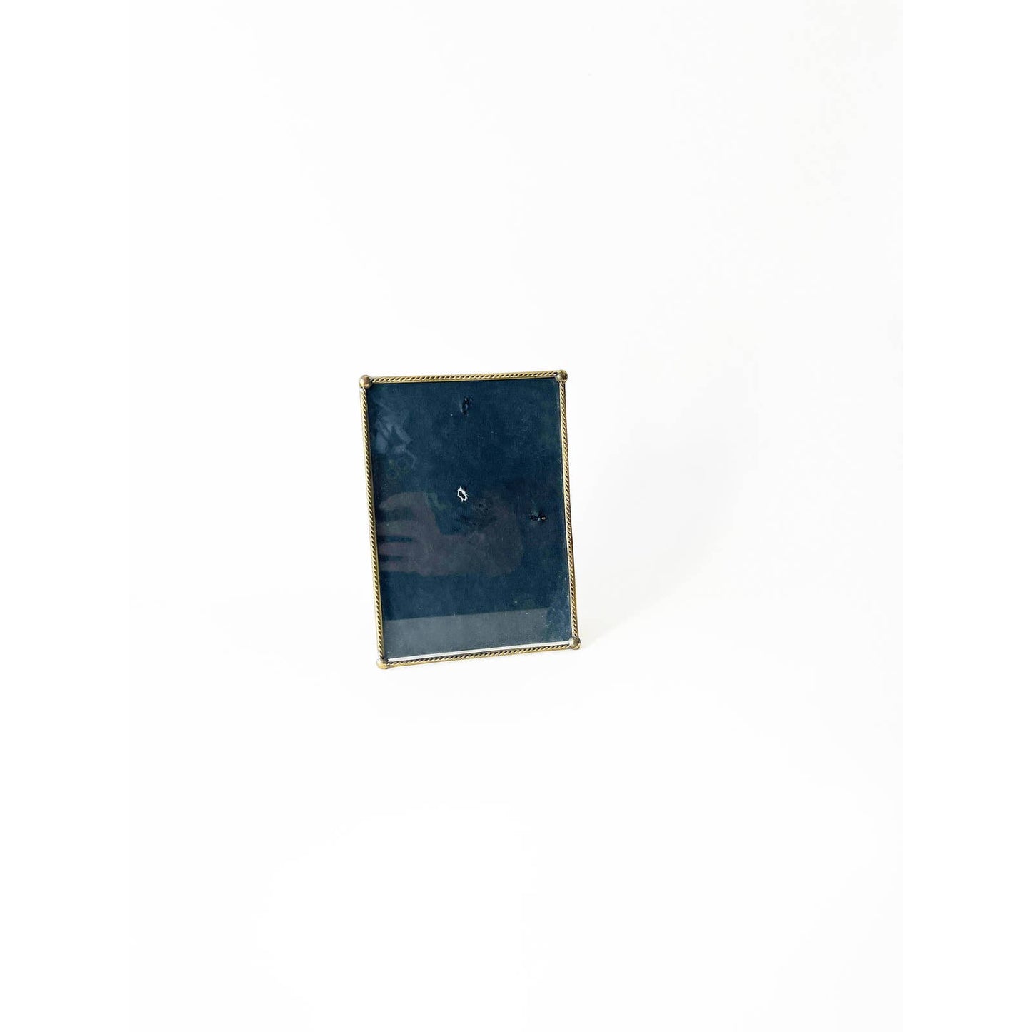 Vintage Thin Edge Brass Picture Frame 5 x 7